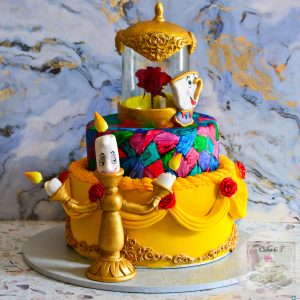 Beauty and the Beast Cake