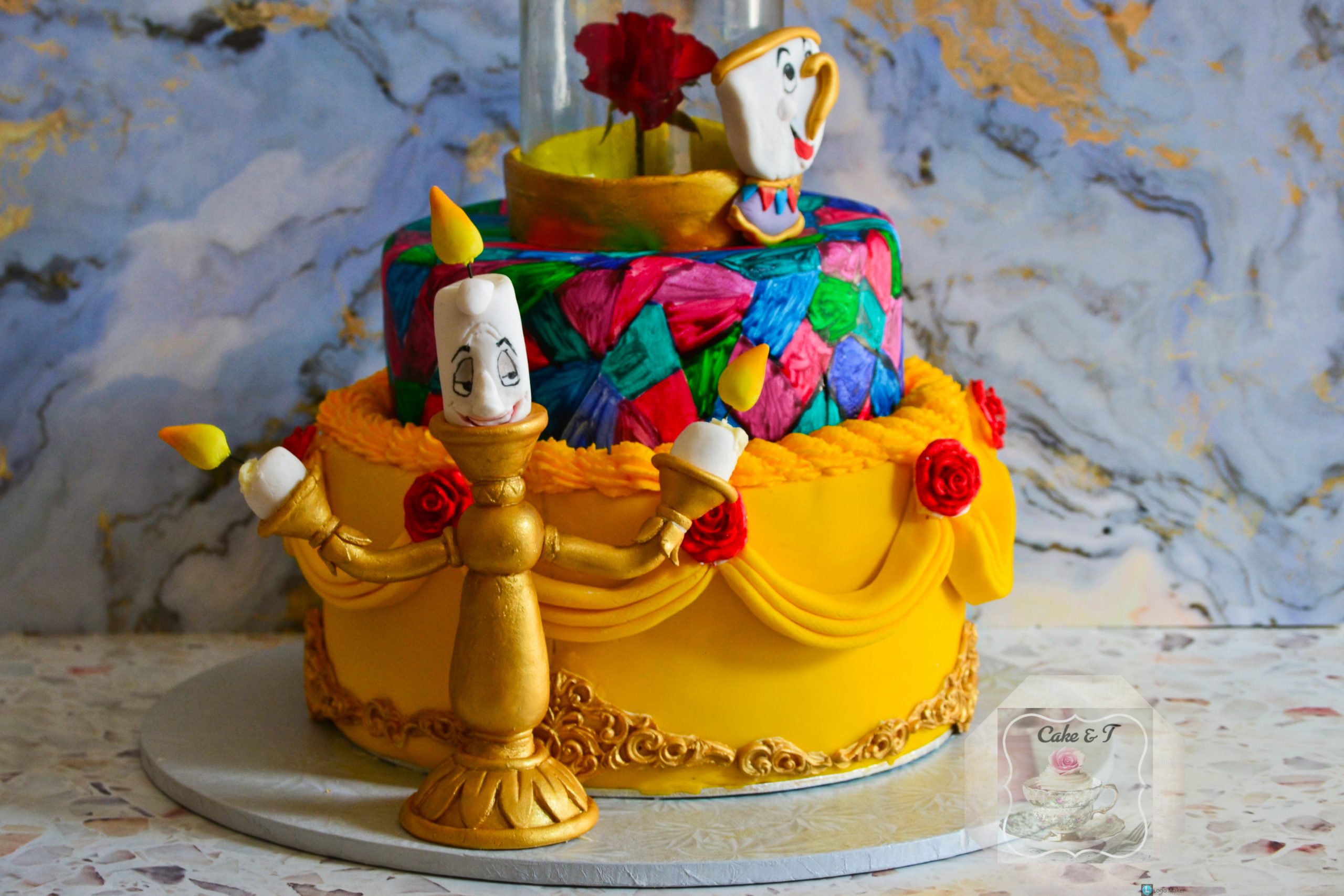 Beauty and the Beast Cake - Image 2