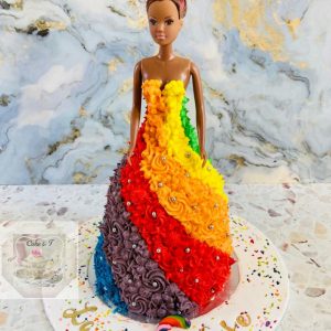 Rainbow barbie